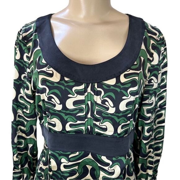 Diane Von Furstenberg retro patterned midi Dress size 6 - Picture 5 of 6